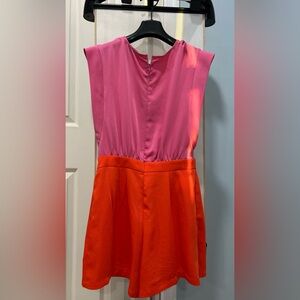 BCBGMaxAzria Pink and Orange Casual Kids Dress